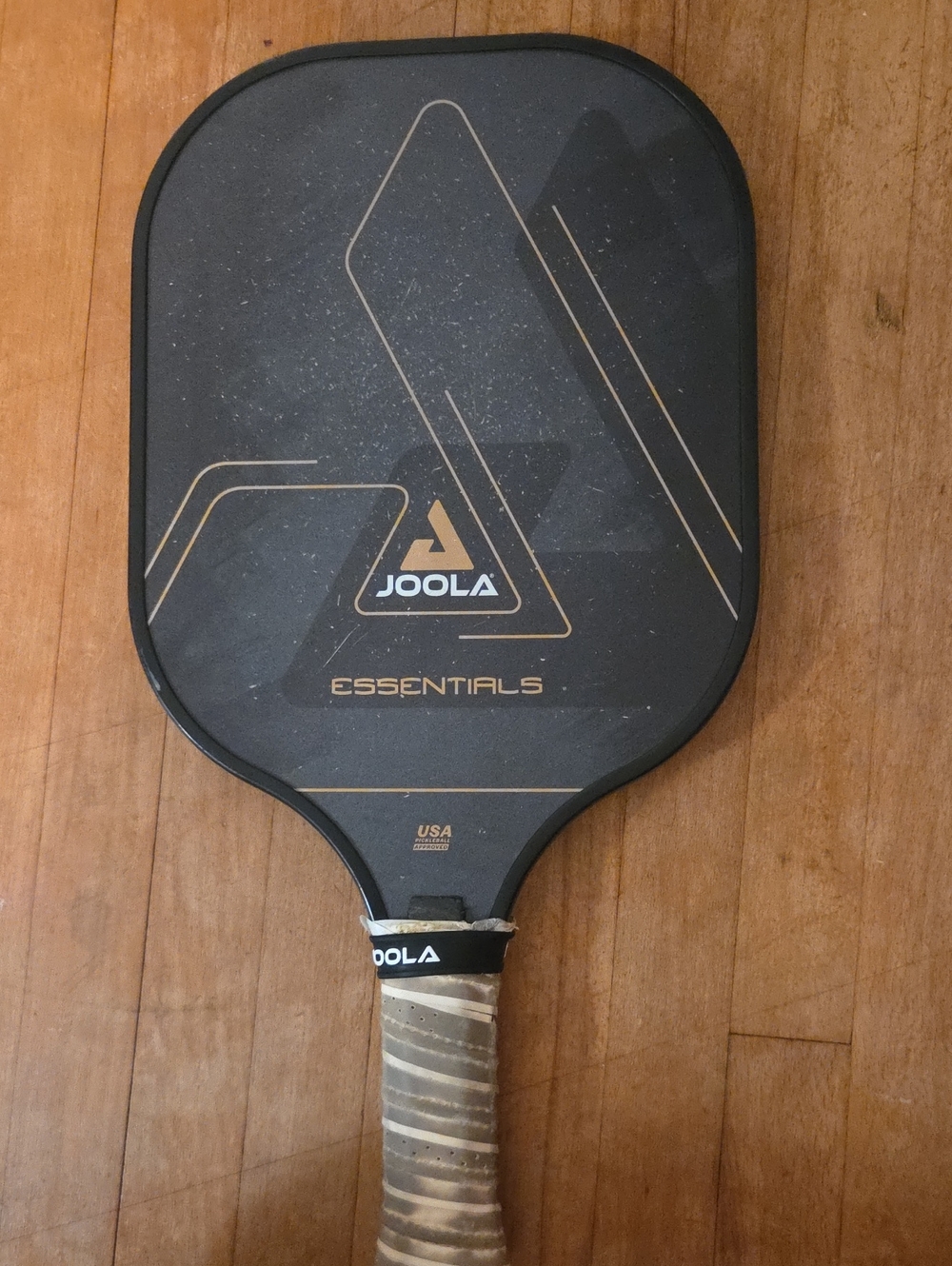 JOOLA Essentials Pickleball Paddle in Black and Gold